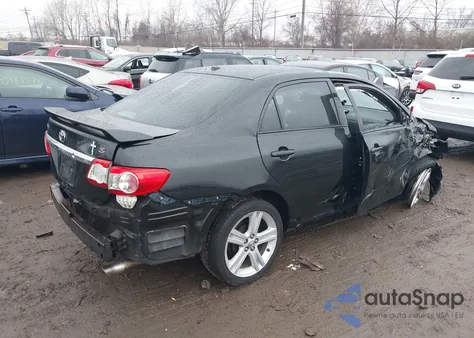 2013 Toyota Corolla S from USA, damaged, VIN 2T1BU4EE1DC099402